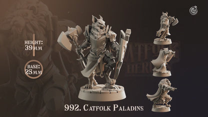 Cast 'n' Play 992: Catfolk Paladins