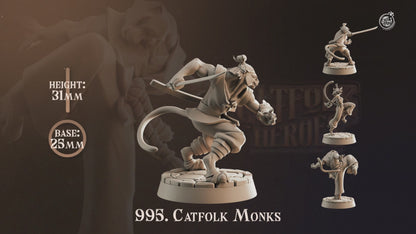 Cast 'n' Play 995: Catfolk Monks