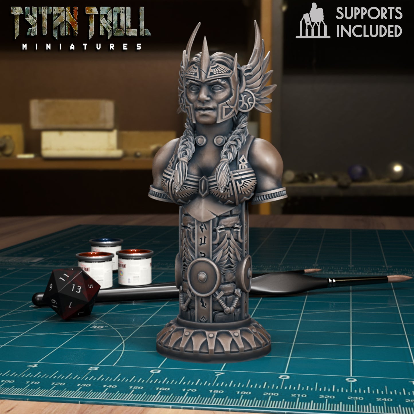 TytanTroll Miniatures - Dwarf Queen